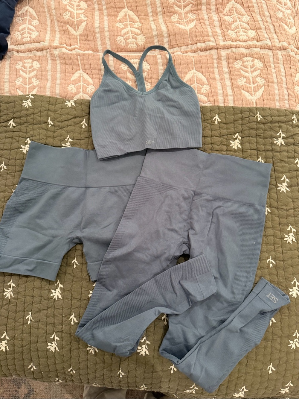 SET Active Sculptflex Leggings and Crop Top Set
